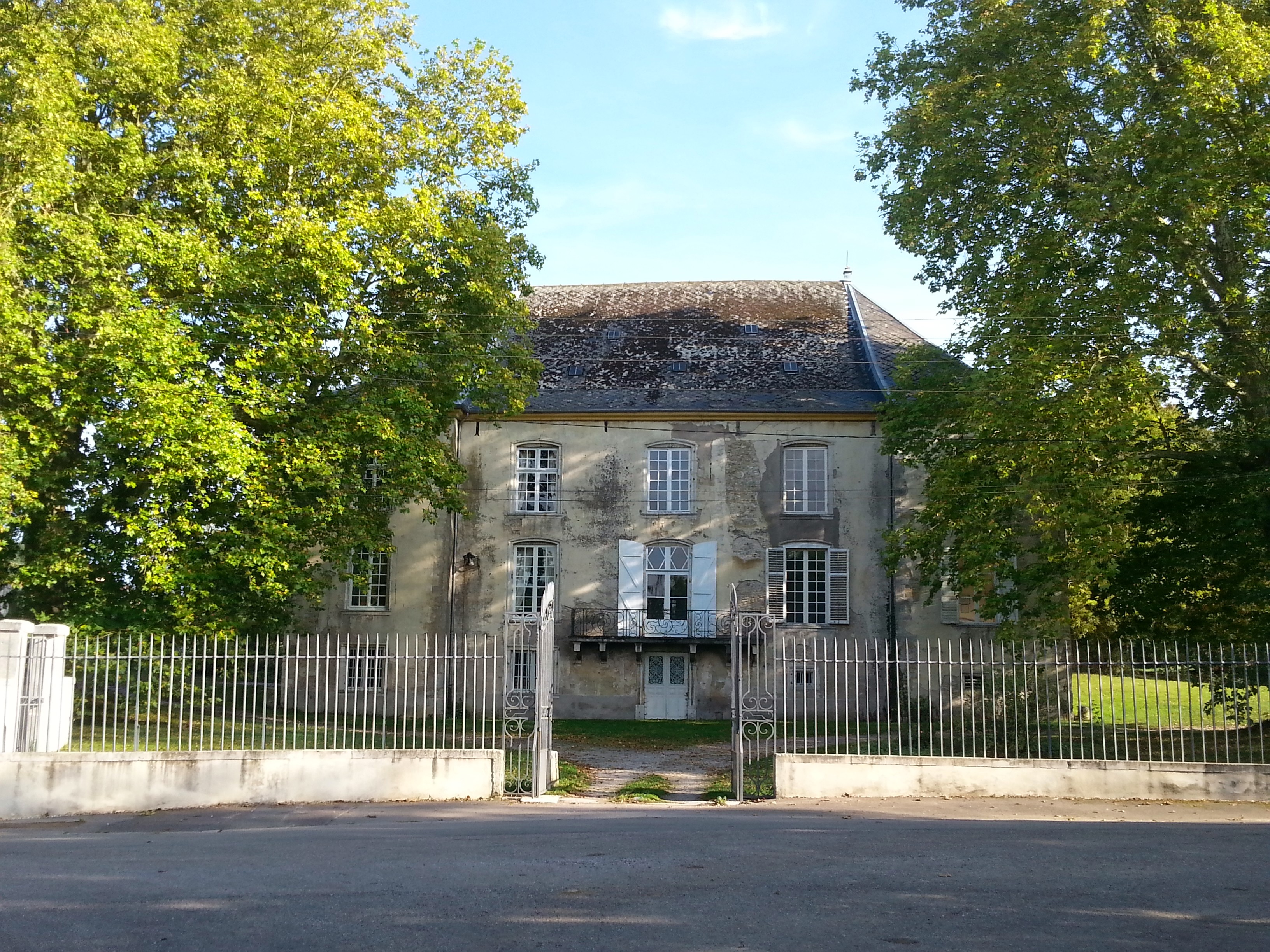 Château de Lupcourt, aménagé principalement au début du 18e siècle par la famille de Mahuet.